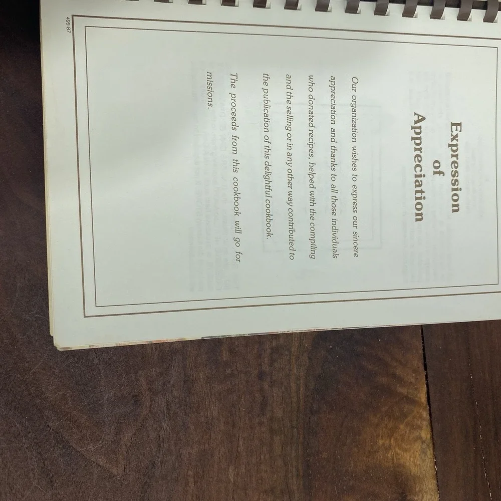 VTG Friendly Free Will Baptist Church Regional Cookbook 1982 Plastic Comb Bound